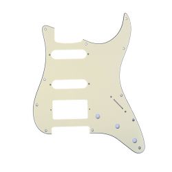 MX1382CM Защитная накладка гитары Fender Stratocaster HSS, 3 слоя, кремовая, Musiclily