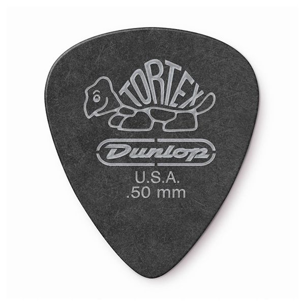 488R.50 Tortex Pitch Black Standard  Dunlop