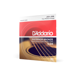 Струны для акустической гитары D'ADDARIO EJ24