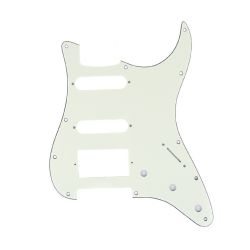 MX1382IV Защитная накладка гитары Fender Stratocaster HSS, 3 слоя, слоновая кость, Musiclily