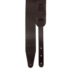 FL50002L Leather Ремень для гитары, кожаный, черный глянцевый, Fidel