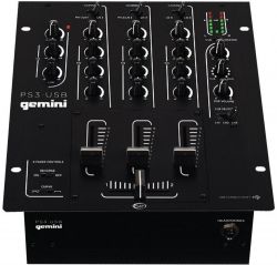 Gemini PS3  DJ микшер 3 канала LINE/PHONO  3 -band EQ,   + MIC  вход 2 -band EQ