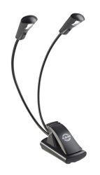 K&M 12243-000-55  подсветка для пюпитра. 2 LED лампы