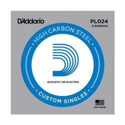 PL024 Plain Steel D'Addario