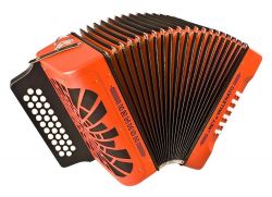 Аккордеон диатонический HOHNER El Rey del Vallenato ADG orange