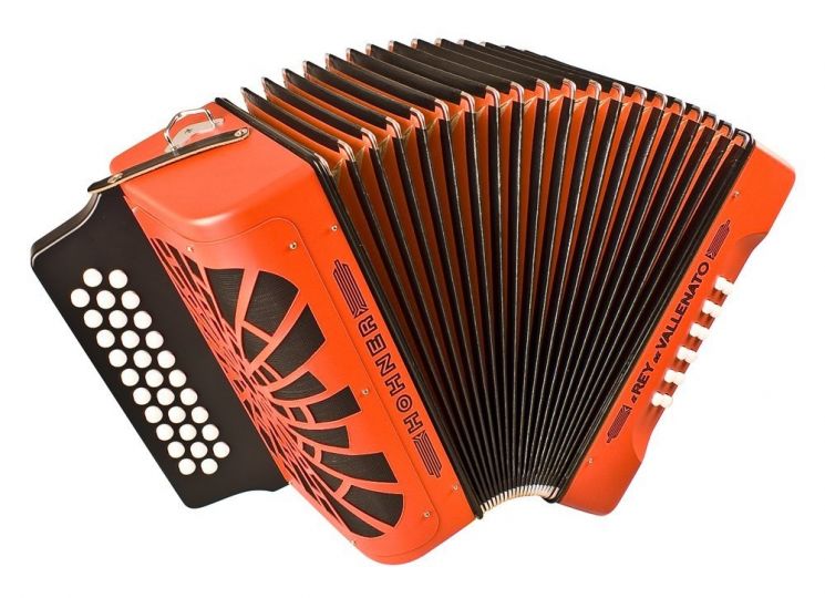 Аккордеон диатонический HOHNER El Rey del Vallenato ADG orange