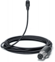 SHURE TL47B/O-MTQG-A Петличный микрофон конденсаторный всенаправленный, 20-20000 Гц, 5,62 мВ/Па, Max.SPL 142 дБ, разъем MTQG с аксессуарами. Черный