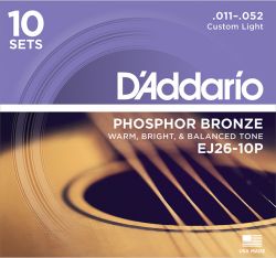 EJ26-10P Phosphor Bronze D'Addario