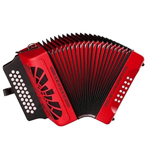 Аккордеон диатонический HOHNER El Rey del Vallenato ADG red