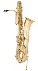Arnolds&Sons ABS-120  саксофон бас Bb, верхний клапан F#, низкий клап Bb, желтая латунь, лакированный