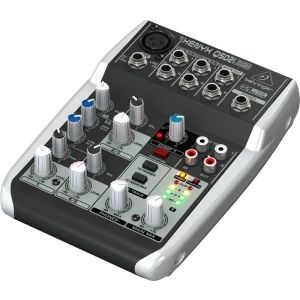 BEHRINGER Q502USB - микшер 5 каналов, встр. USB, 2-х полосный эквалайзер, компрессор