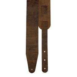 FL50005L Leather Ремень для гитары, кожаный, желтый тайпан, Fidel