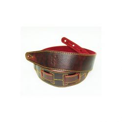 FL60006L21L Leather 21 Ремень для гитары, кожаный, бордо, Fidel