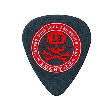 L12R1.00 Lucky 13 Rock n Roll Медиаторы 36 шт., толщина 1,0мм, Dunlop