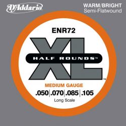 ENR72 Half Rounds Medium, 50-105, D'Addario