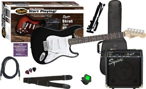 Электрогитара FENDER SQUIER SE SPECIAL STRAT  SP-10 AMPLIFIER BLACK