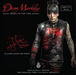 DM2507-DJ Artist Series Dj Ashba Комплект струн для электрогитары, никелирован., 10-48, Dean Markley