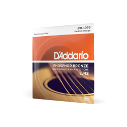 Струны для акустической гитары D'ADDARIO EJ42
