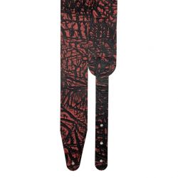 FL50006L Leather Ремень для гитары, кожаный, розовый фламинго, Fidel