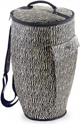 STAGG DJB-AFRO-34 ZA - чехол для африканского джембе, оригинальная расцветка, внутренний размер 56x 34x26 см, прочный нейлон,  накладной карман для аксессуаров, 2 наплечных ремня + ручка для переноски