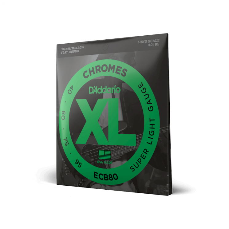 Струны для бас-гитары D'ADDARIO ECB 80