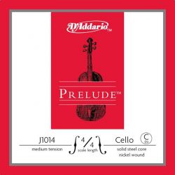 J1014-4/4M Prelude Отдельная струна До/С для виолончели размером 4/4, среднее натяжение, D'Addario