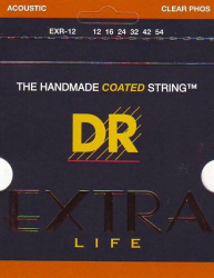 EXR-12 Extra Life Комплект струн для акустической гитары, DR