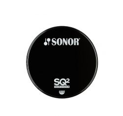 91067401 PB 24 B/L SQ2 Пластик для бас-барабана 24'', черный, Sonor