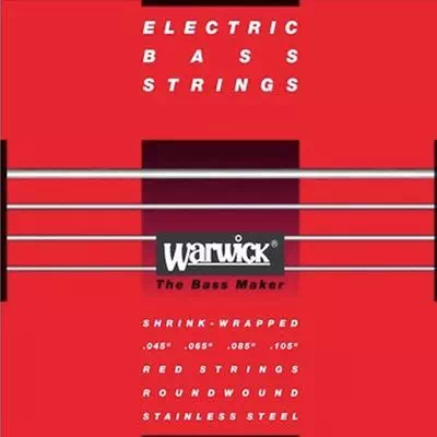 Warwick 42200 M 4  струны для бас-гитары Red Label 45-105, сталь