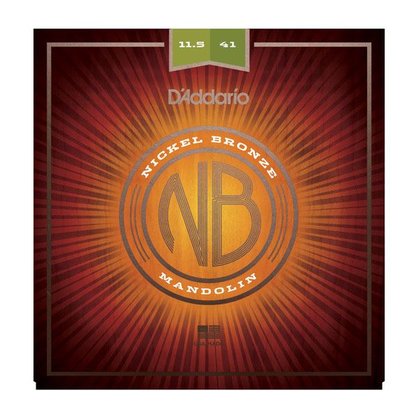 NBM11541 Nickel Bronze Комплект струн для мандолины, фосф/бронза, Medium-Heavy, 11.5-41, D'Addario