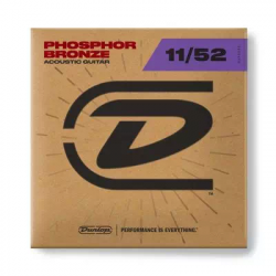 Dunlop DAP1152  струны для акустической гитары Phosphor Bronze 11-52