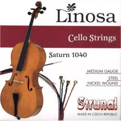 Strunal Saturn 1040 1/4  Комплект струн для уменьшенной виолончели 1/4