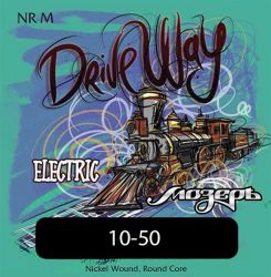 NR-M Drive Way Комплект струн для электрогитары, никель, Medium, 10-50, Мозеръ