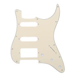 MX0313 Защитная накладка электрогитары Fender Stratocaster HSS, 3 слоя, кремовая, Musiclily
