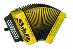 Аккордеон диатонический HOHNER El Rey del Vallenato BbEbAb yellow