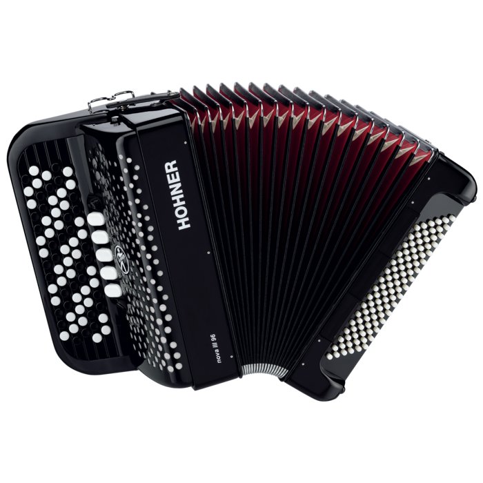 Баян HOHNER Nova III 96 black (C-stepped)
