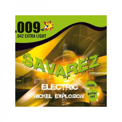Savarez X50XL  струны для электрогитары 9-42, никелевое покрытие