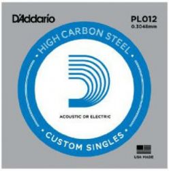 D`ADDARIO PL012 - Plain steel