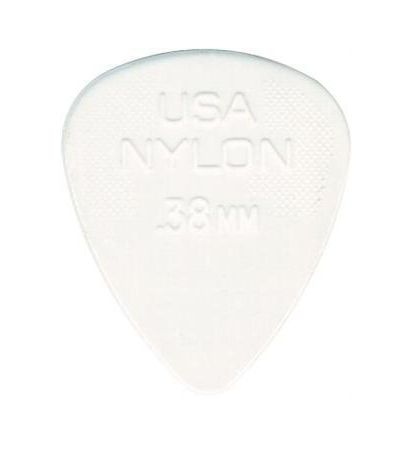 44P.38 Nylon Standard Медиаторы 12шт, толщина 0,38мм, Dunlop