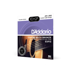 Струны для акустической гитары D'ADDARIO EXP13