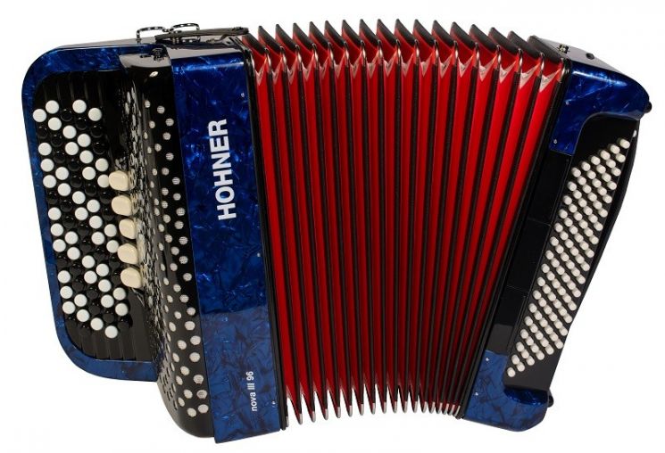 Баян HOHNER Nova III 96 dark blue (C-stepped)