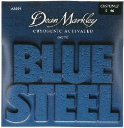 DM2554 Blue Steel Комплект струн для электрогитары, никелированные, 9-46, Dean Markley