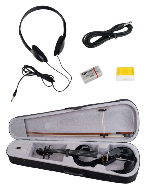 HVE/HVE-06K Электроскрипка, с футляром и смычком, Foix