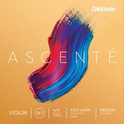 D`Addario A310 4/4M  серия Ascente, набор струн для скрипки 4/4, среднее натяжение