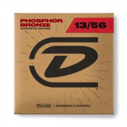 Dunlop DAP1356  струны для акустической гитары Phosphor Bronze 13-56