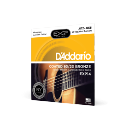Струны для акустической гитары D'ADDARIO EXP14
