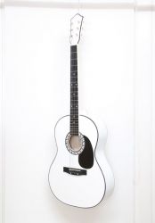 H-24-WH Акустическая гитара, белая, Амистар