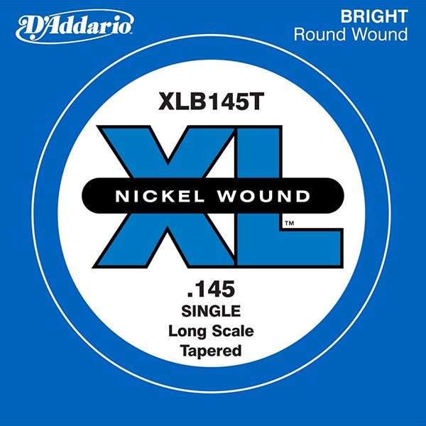 D`Addario XLB145T  Отдельная струна для бас-гитары Nickel Wound калибр . 145, Tapered