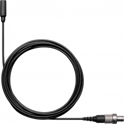 SHURE TL48B/O-LEMO-A  Петличный микрофон конденсаторный всенаправленный, разъем LEMO. Аксессуары в комплекте. Черный