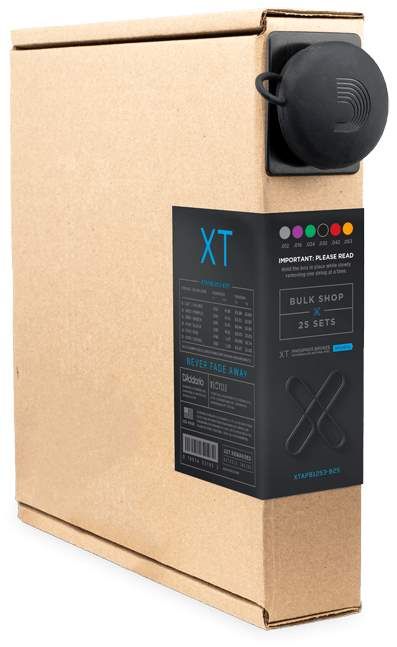 XTAPB1253-B25 Струны для акустической гитары, фосф.бронза, 12-53, с покрытием, 25 компл., D'Addario